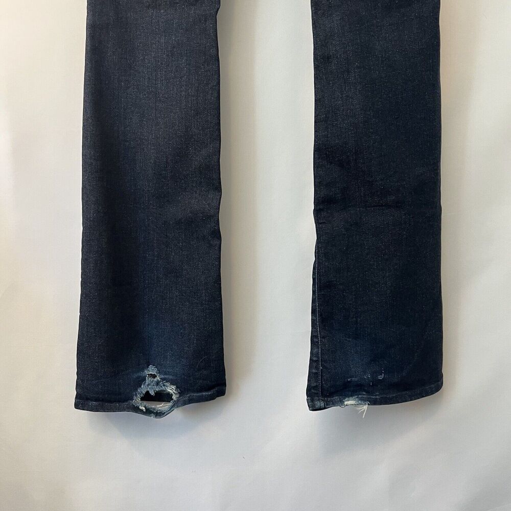 Earnest Sewn Womens Jeans 29 Hefner Blue Dark Wash Bootcut Cotton - Picture 5 of 8